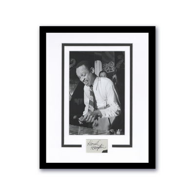 Lionel Hampton Autographed Signed 11x14 Framed Photo JAZZ ACOA