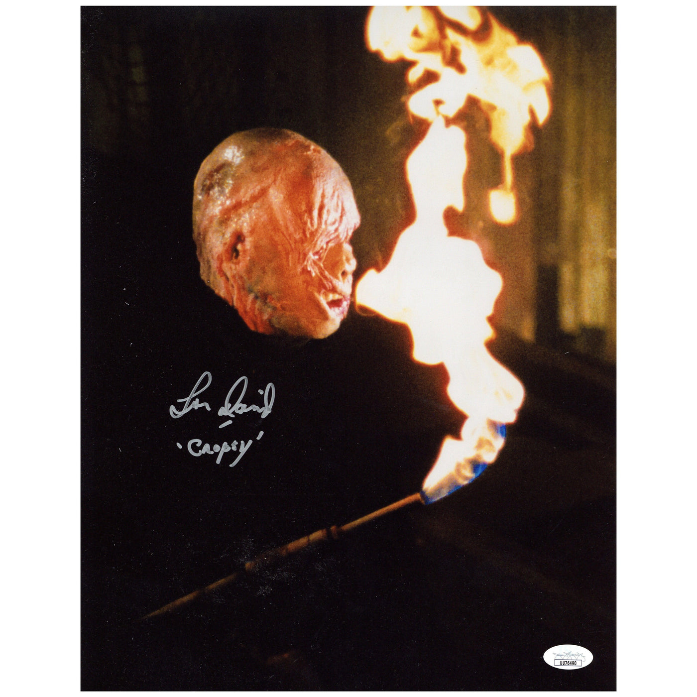 Lou David Signed 11x14 Photo The Burning Cropsy Autographed JSA COA 4