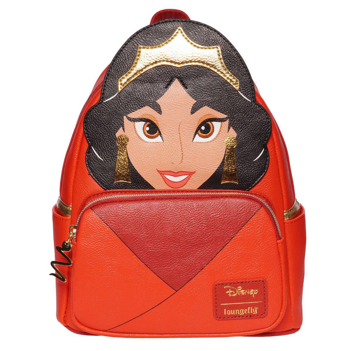 Loungefly Aladdin Princess Jasmine Red Outfit Cosplay Mini-Backpack - EE Exclusive | Officially Licensed
