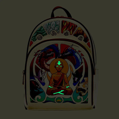 Loungefly Avatar Aang Glow in the Dark Mini Backpack | Officially Licensed