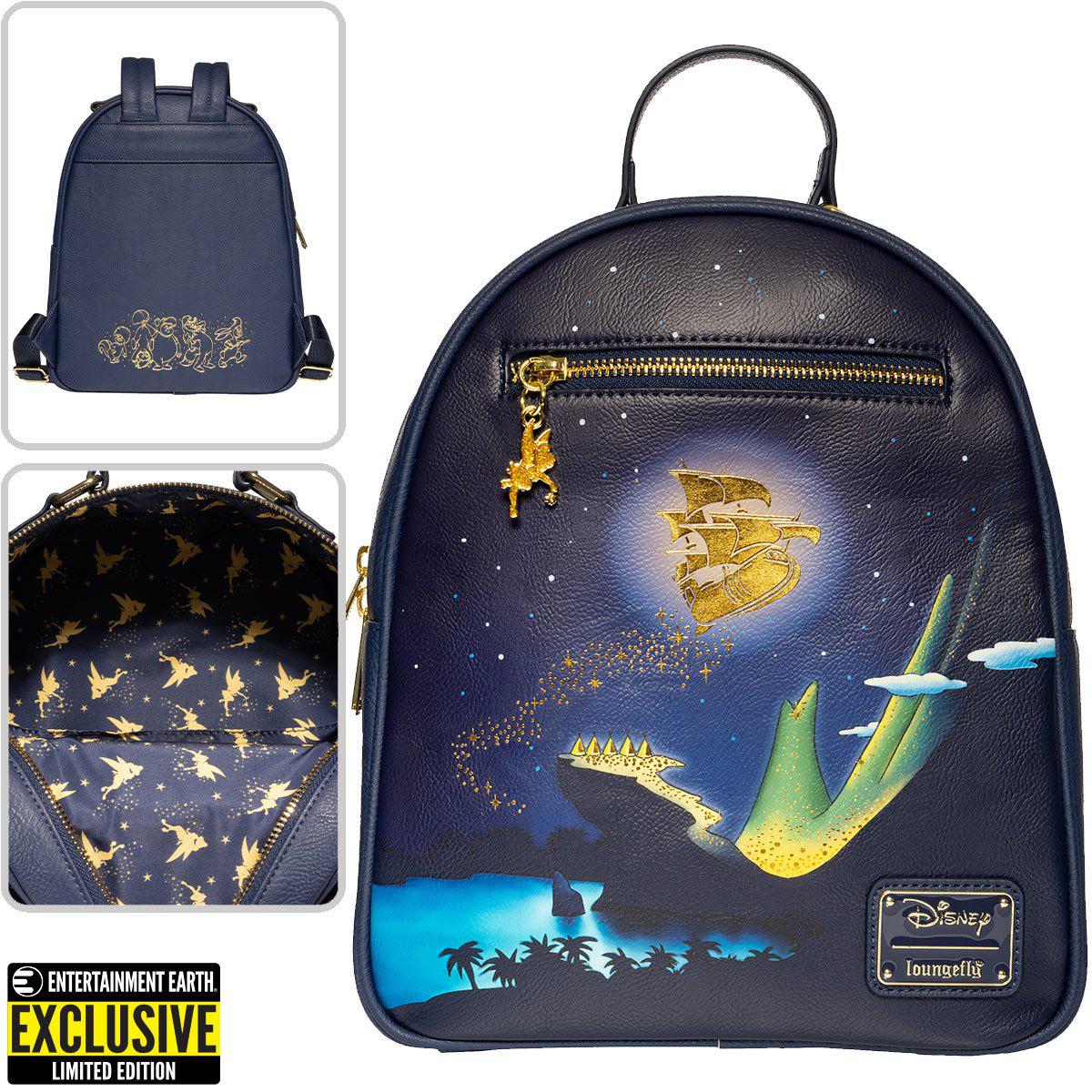 Loungefly Disney Peter Pan Flying Jolly Roger Mini-Backpack - EE