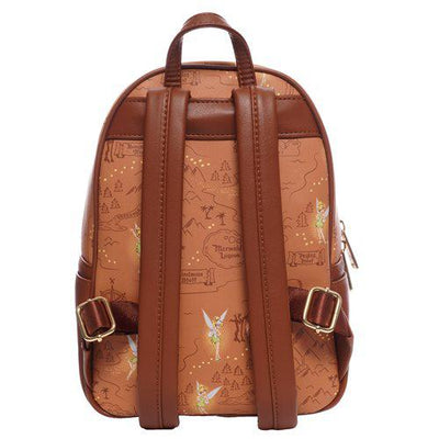 Loungefly Disney Peter Pan Neverland Map Mini-Backpack - Entertainment Earth Exclusive | Officially Licensed