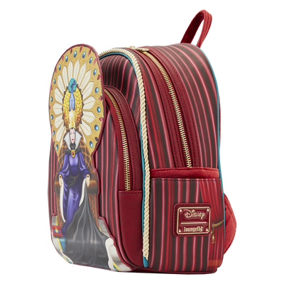 Loungefly Disney Snow White Evil Queen Throne Mini Backpack | Officially Licensed