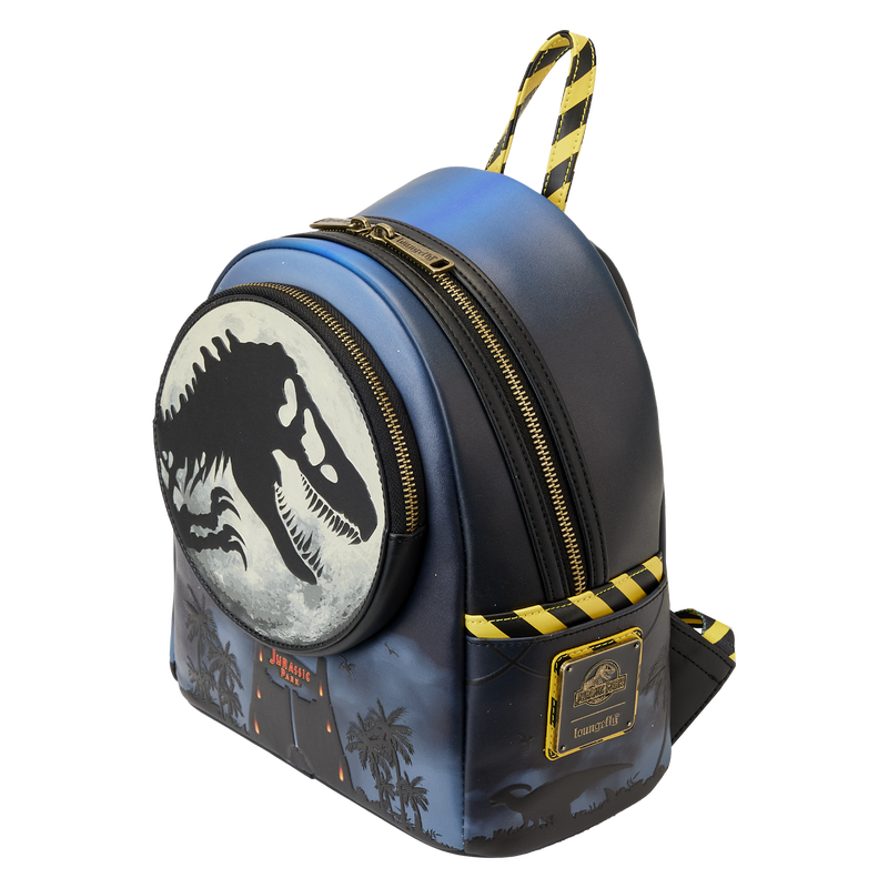 Loungefly Jurassic Park 30th Anniversary Dino Moon Glow Mini Backpack | Officially Licensed
