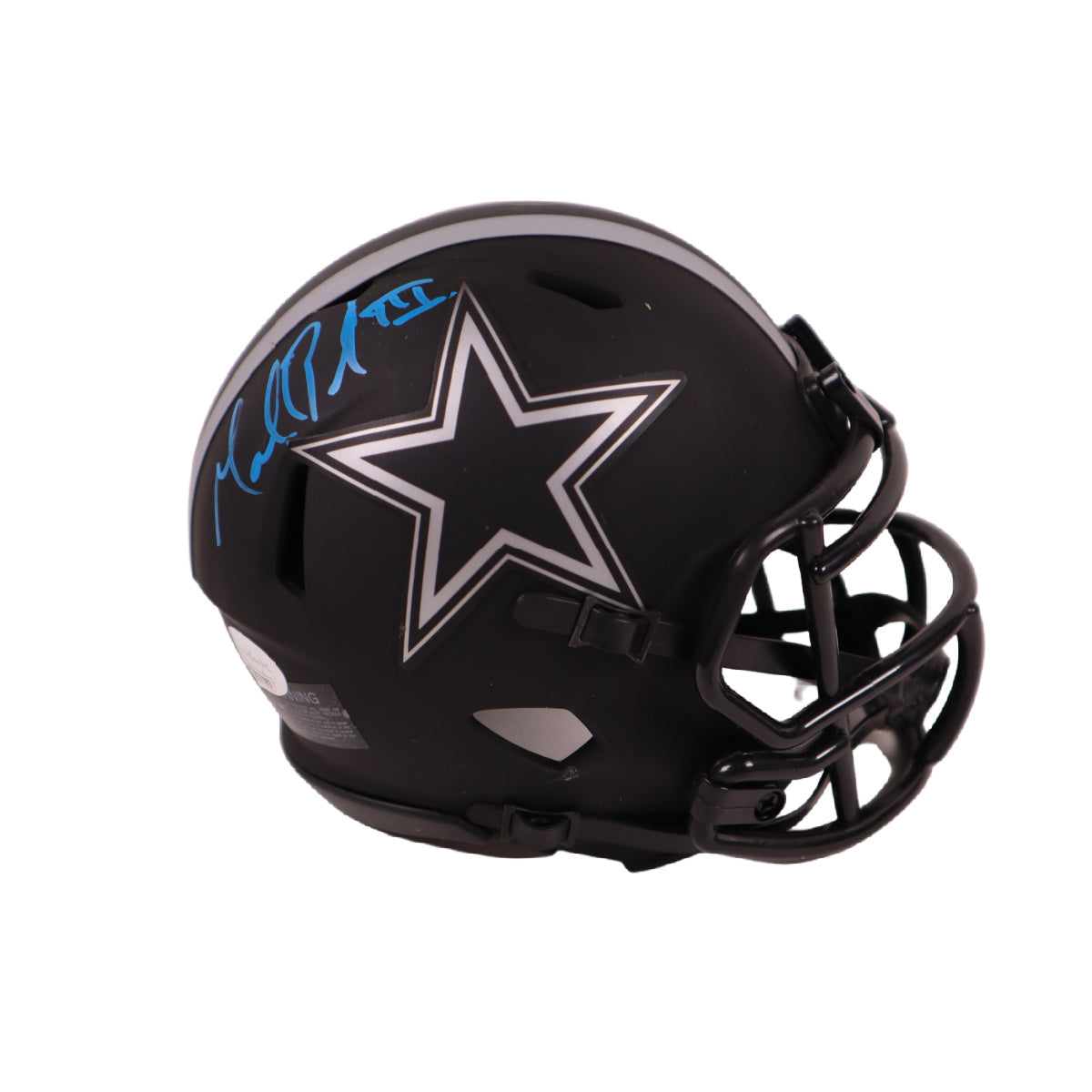 MARION BARBER III Autographed Dallas Cowboys Mini Helmet Signed JSA COA