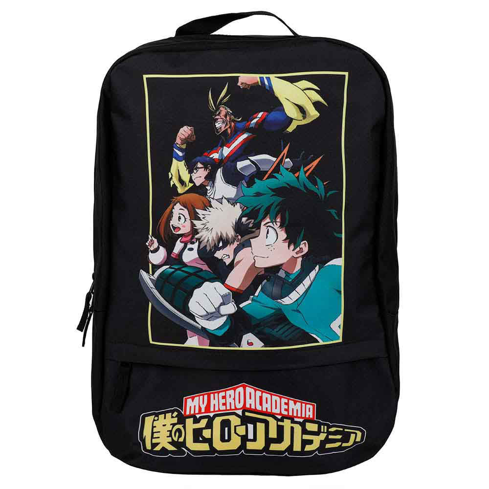 MY HERO ACADEMIA CHARACTER SUBLIMATED LAPTOP BACKPACK