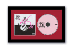 Image of Machine Gun Kelly Autographed 7x12 Custom Framed CD Tickets To My Downfall ACOA