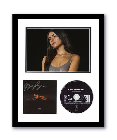 Madison Beer Autographed Signed 11x14 Custom Framed CD Life Support ACOA 6