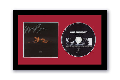 Madison Beer Autographed Signed 7x12 Custom Framed CD Life Support ACOA 2