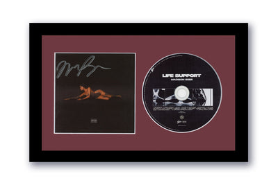 Madison Beer Autographed Signed 7x12 Custom Framed CD Life Support ACOA