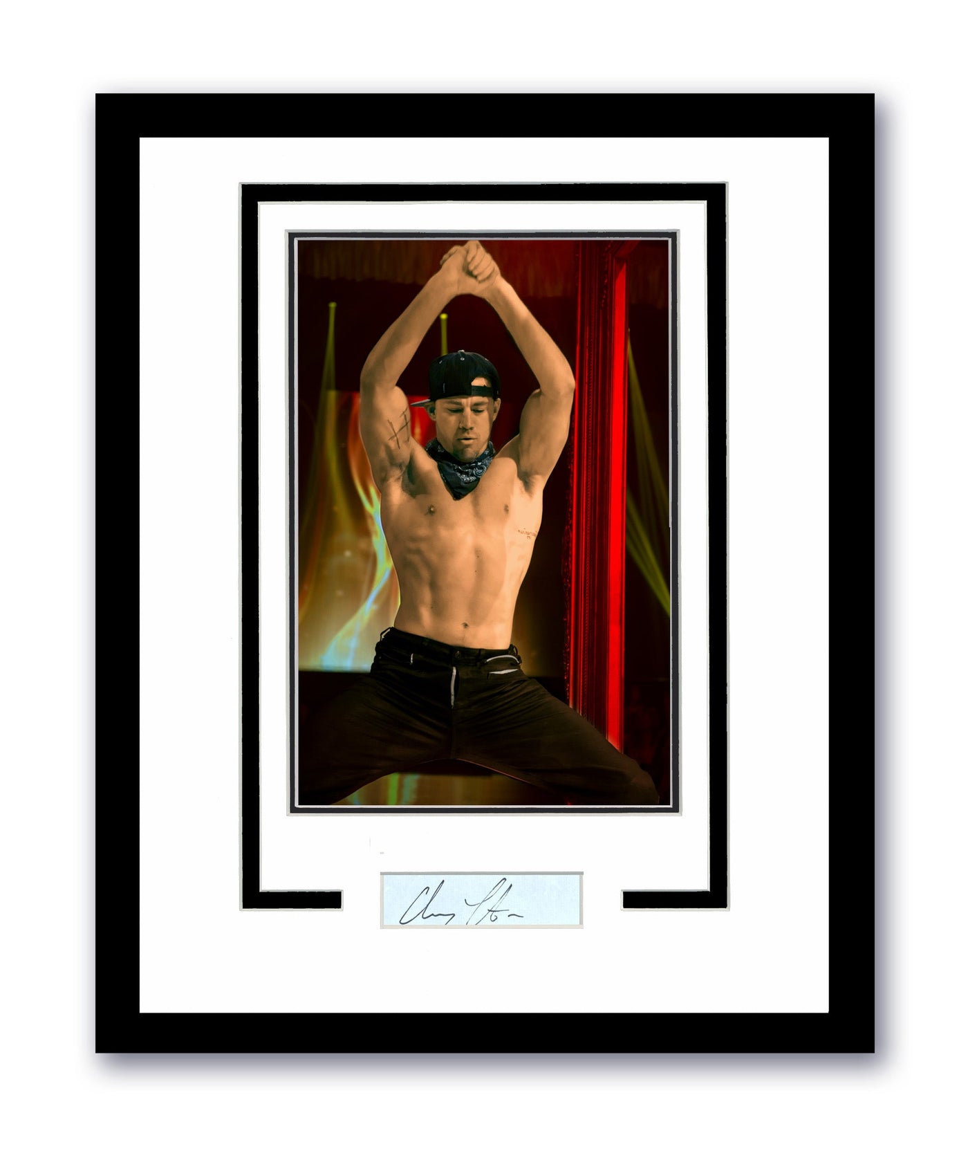 Magic Mike Channing Tatum Autographed Signed 11x14 Framed Poster Photo ACOA