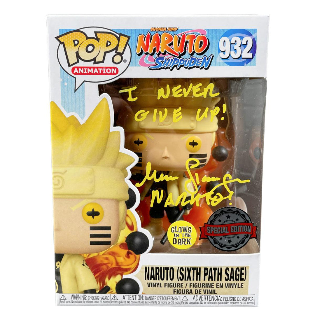 NARUTO chibi masters SIGNED by naruto voice actor buy Maile Flanagan