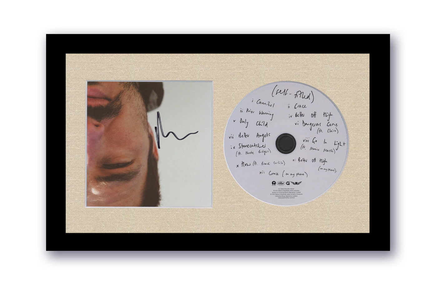 Marcus Mumford Autographed Signed 7x12 Framed CD Mumford & Sons ACOA 2