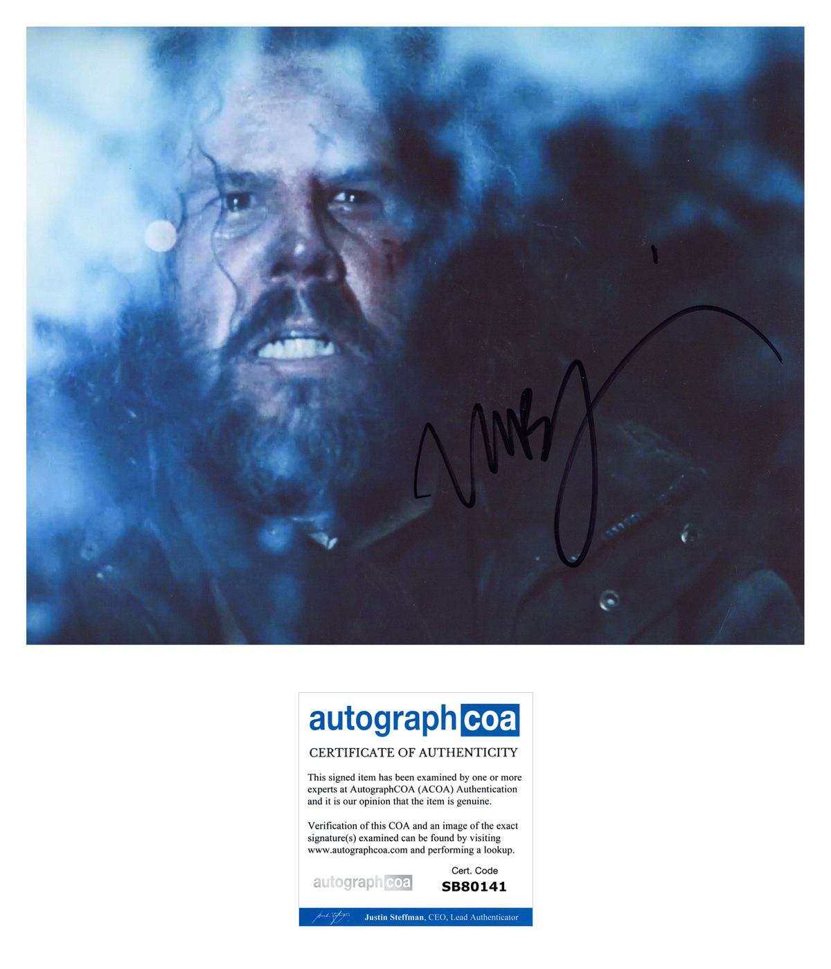 Mark Boone Jr. Signed 8x10 Photo Star Wars Autographed ACOA