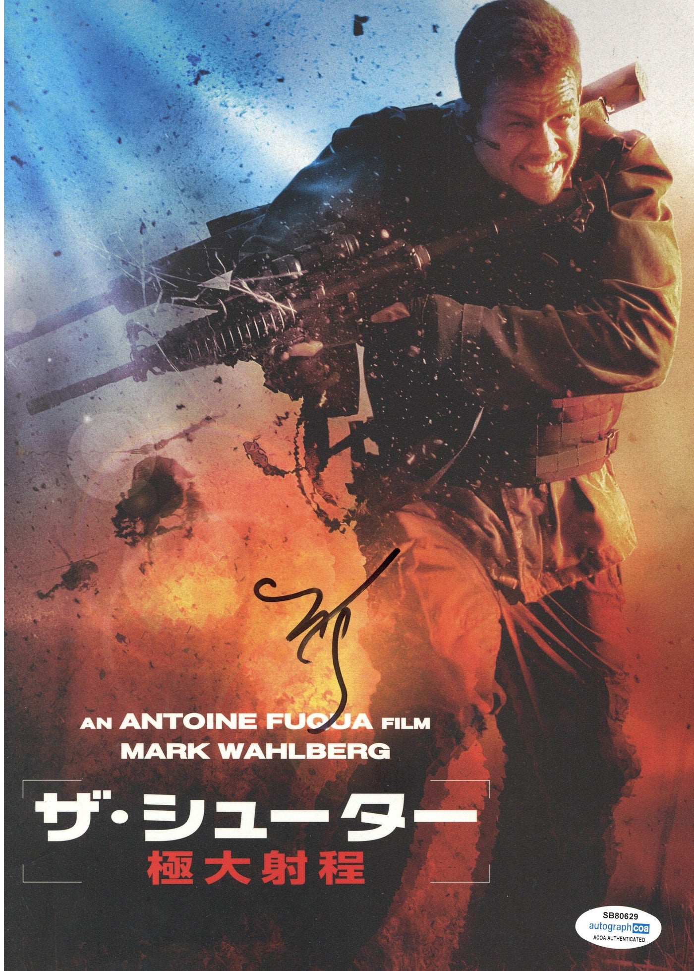 Mark Wahlberg Signed Shooter Movie Program Japan Autographed ACOA