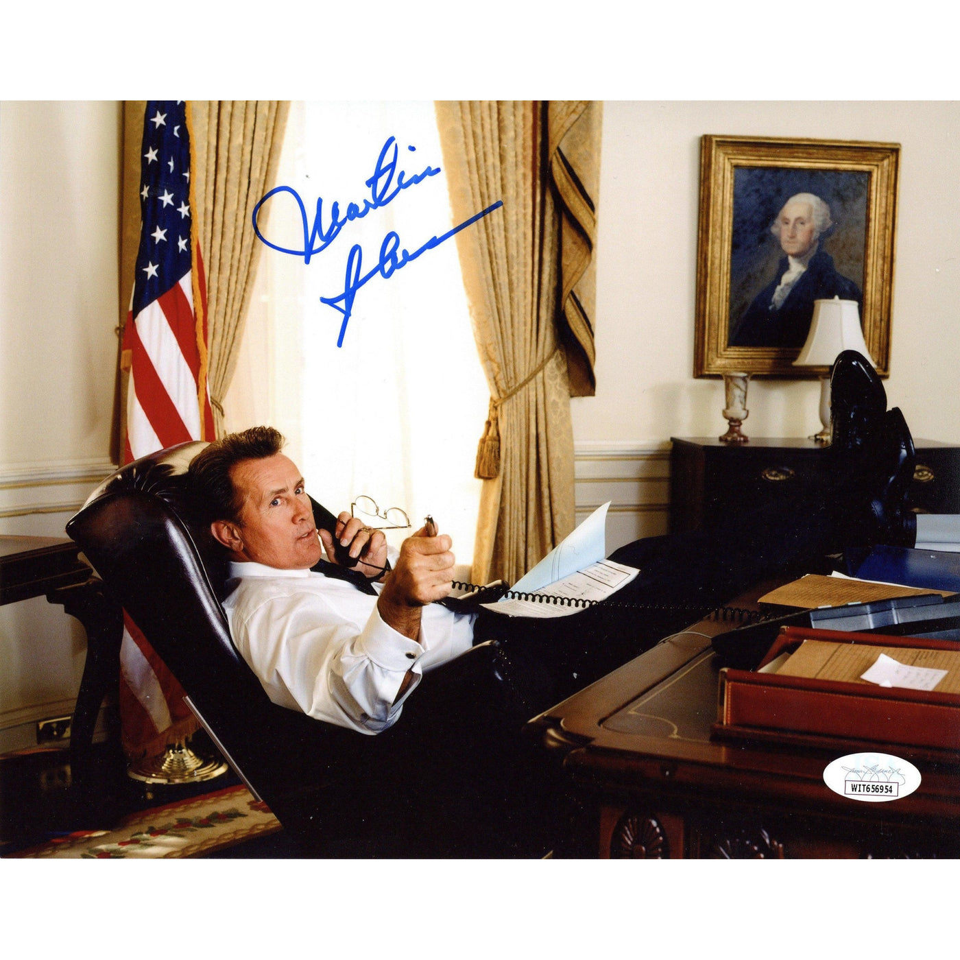 Martin Sheen Autographed 8x10 Photo The West Wing Signed JSA COA