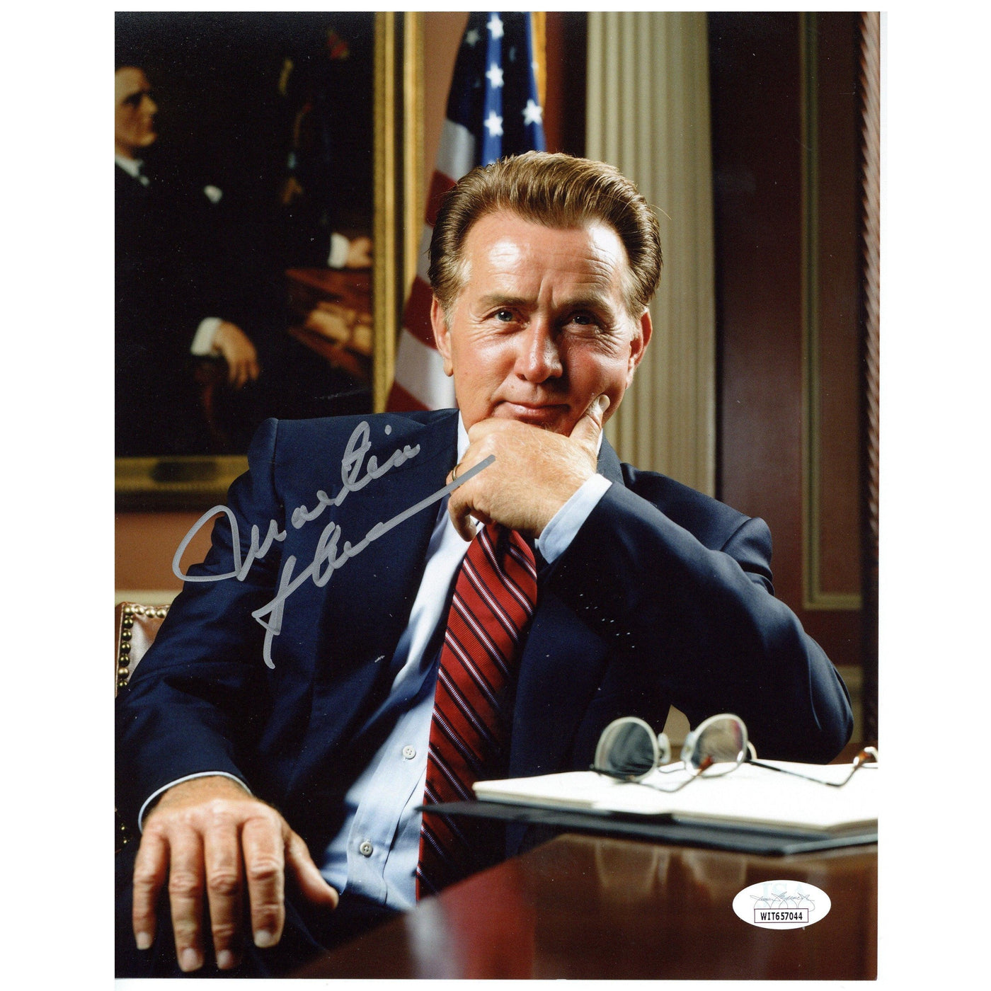 Martin Sheen Signed 8x10 Photo The West Wing Jed Autographed JSA COA