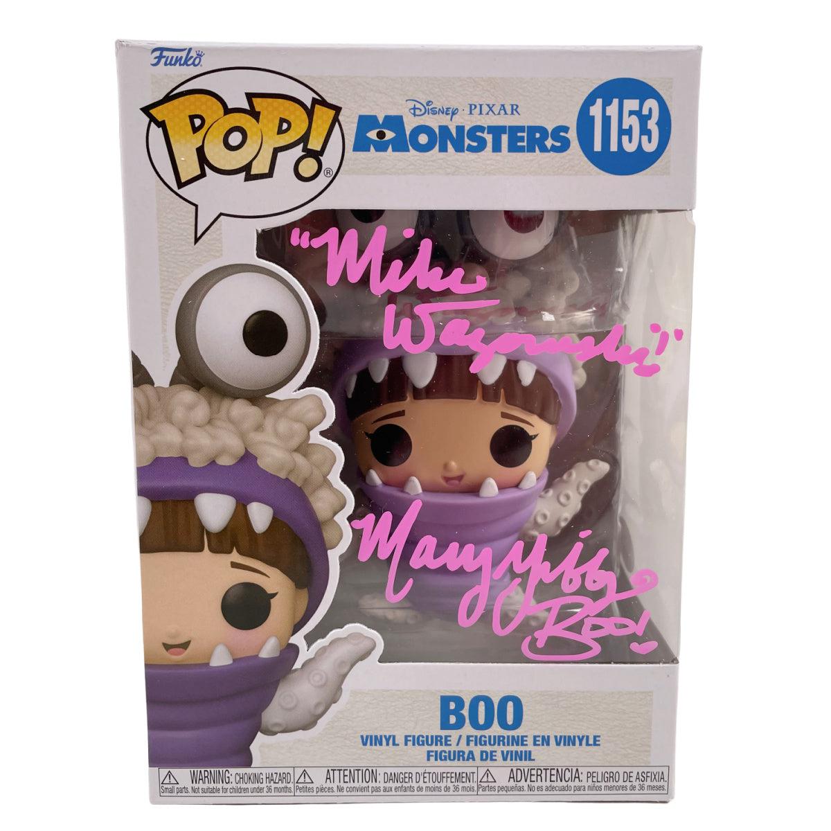 Mary Gibbs Signed Funko POP Disney Pixar Monsters 1153 Boo Autographed JSA 2