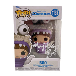 Image of Mary Gibbs Signed Funko POP Disney Pixar Monsters 1153 Boo Autographed JSA COA