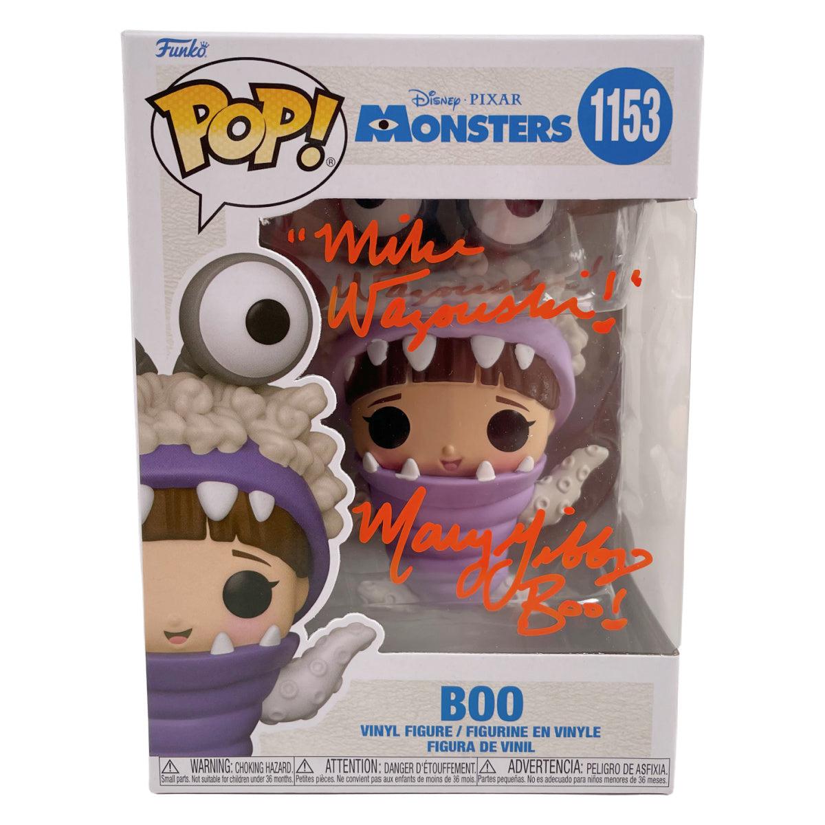 Mary Gibbs Signed Funko POP Disney Pixar Monsters 1153 Boo Autographed JSA 4