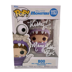 Image of Mary Gibbs Signed Funko POP Disney Pixar Monsters 1153 Boo Autographed JSA 9