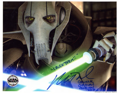 Matthew Wood Signed 8x10 Photo Star Wars General Grievous Autographed BAS COA