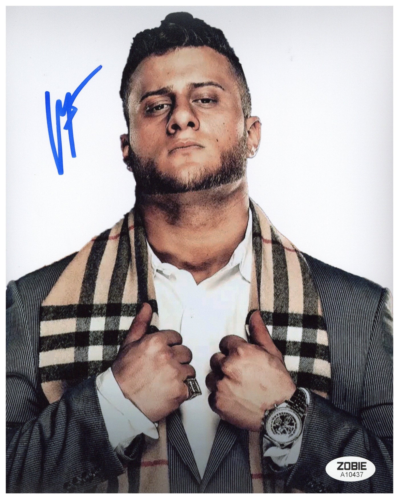 Maxwell Jacob Friedman Signed 8x10 Photo AEW “MJF” Autographed Zobie COA