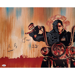 Image of Mayans M.C. Signed 16x20 Photo Cast Autographed Angel Bishop Coco JSA COA
