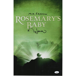 Image of Mia Farrow Signed 11x17 Photo Rosemary's Baby Autographed Rare JSA COA
