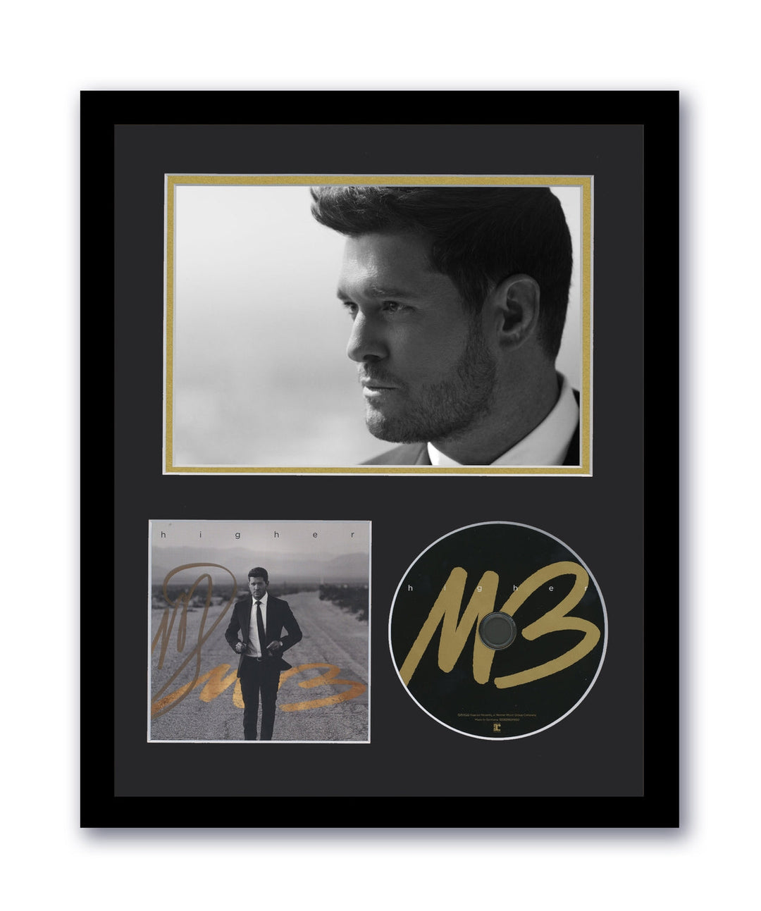 MICHAEL BUBLE Signed Higher buy CD Framed Autograph