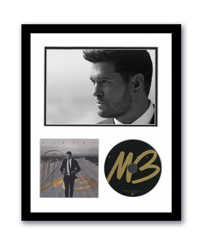 Michael Buble Autographed Signed 11x14 Custom Framed CD Higher ACOA