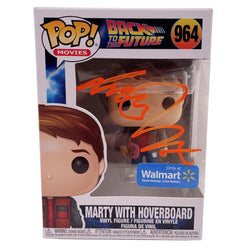 Image of Michael J. Fox Signed Funko POP Back to the Future Marty 964 Autographed JSA COA