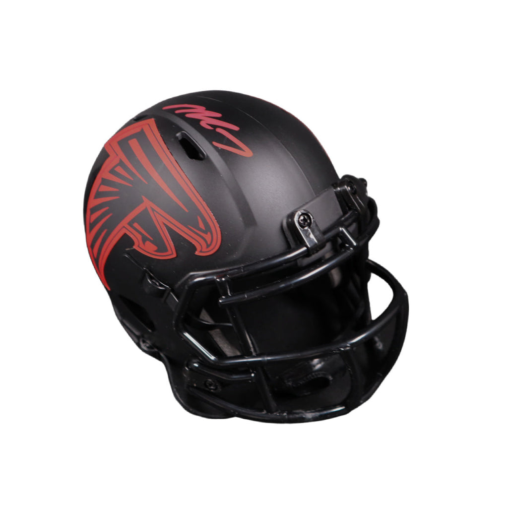 Michael Vick Atlanta Falcons Signed Mini Helmet Autographed BAS COA – Zobie  Productions
