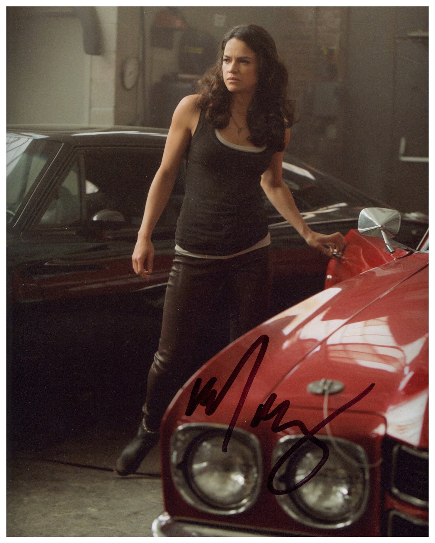 Michelle Rodriguez Signed 8x10 Photo Fast and the Furious Autographed ACOA