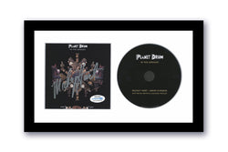 Image of Mickey Hart Autographed 7x12 Custom Framed CD Grateful Dead Planet Drum ACOA