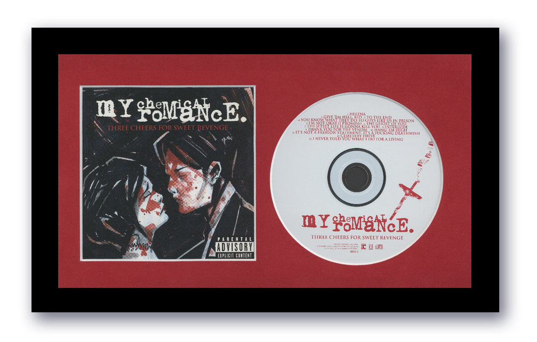 My Chemical Romance Custom Framed CD Art Three Cheers For Sweet