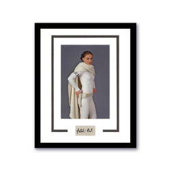 Image of NATALIE PORTMAN SIGNED CUT CUSTOM FRAMED 11x14 STAR WARS AUTOGRAPHED ACOA