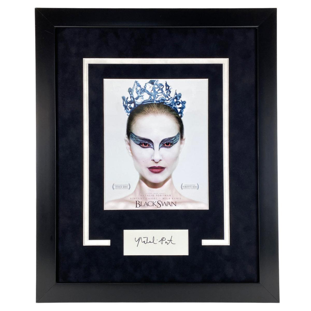 Natalie Portman Signed Cut Custom Framed 16x20 Black Swan Autographed ACOA 2