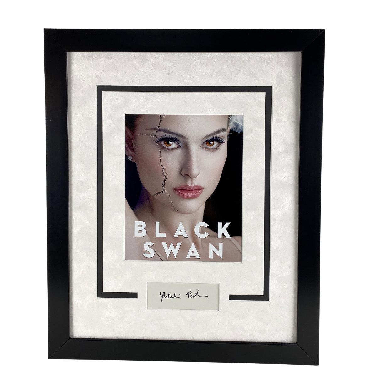 Natalie Portman Signed Cut Custom Framed 16x20 Black Swan Autographed ACOA