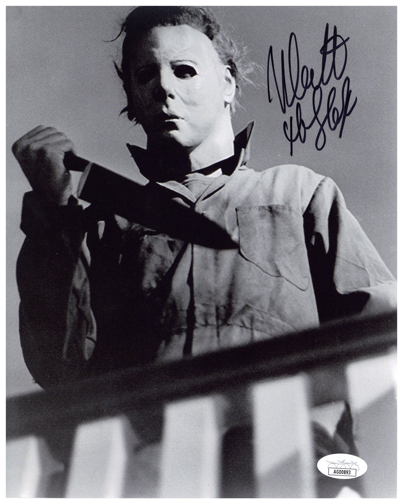 Nick Castle Signed 8x10 Photo Halloween Michael Myers Autographed JSA