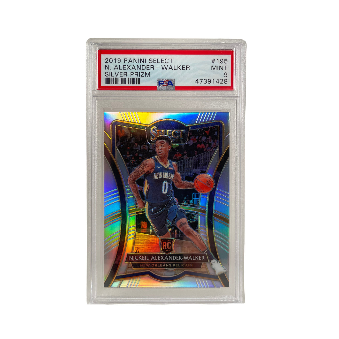 Nickeil Alexander-Walker 2019 Panini Select Silver Prizm PSA 9 New Orleans Pelicans