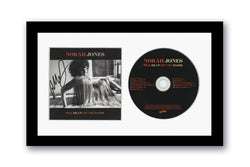 Image of Norah Jones Autograph Signed 7x12 Custom Framed CD Pick Me Up Off The Floor ACOA 4