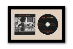 Image of Norah Jones Autograph Signed 7x12 Custom Framed CD Pick Me Up Off The Floor ACOA
