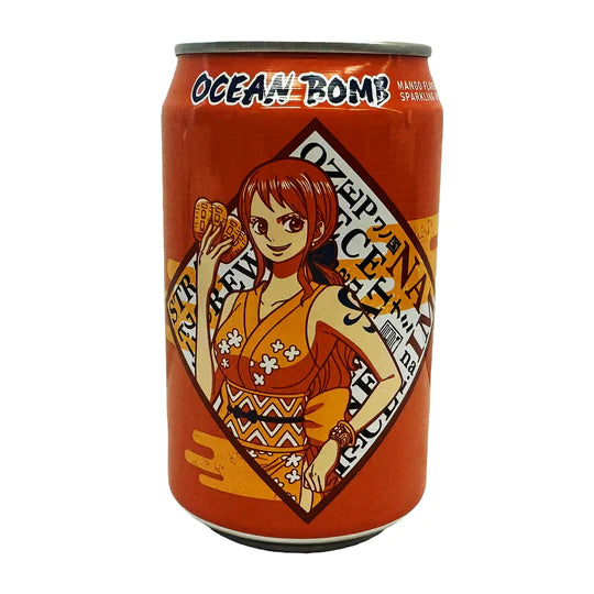 Ocean Bomb One Piece Nami Sparkling Water - Mango Flavor 11.1oz (330ml)