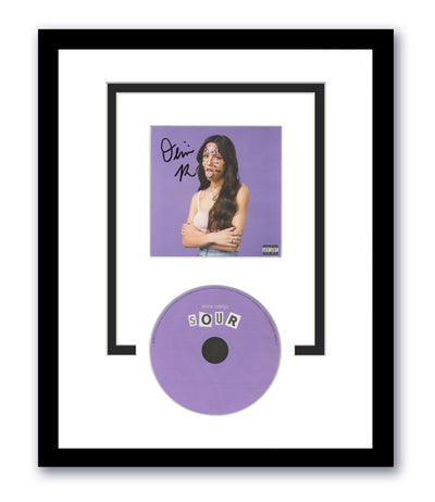 Olivia Rodrigo Autographed 11x14 Customed Framed CD Sour ACOA
