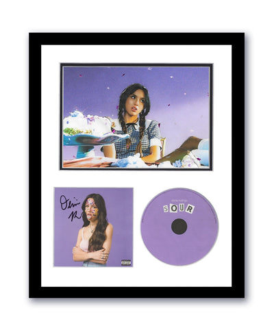 Olivia Rodrigo Autographed Signed 11x14 Custom Framed CD Photo Sour Certified ACOA