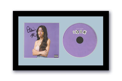 Olivia Rodrigo Autographed Signed 7x12 Custom Framed CD Sour ACOA 2