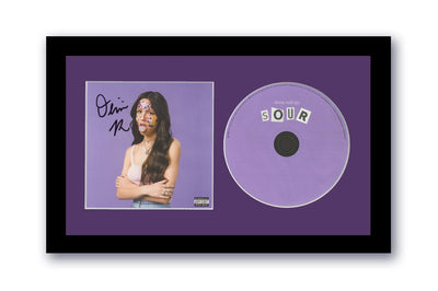 Olivia Rodrigo Signed "Sour" CD - Custom Framed & ACOA Authenticated (7x12
