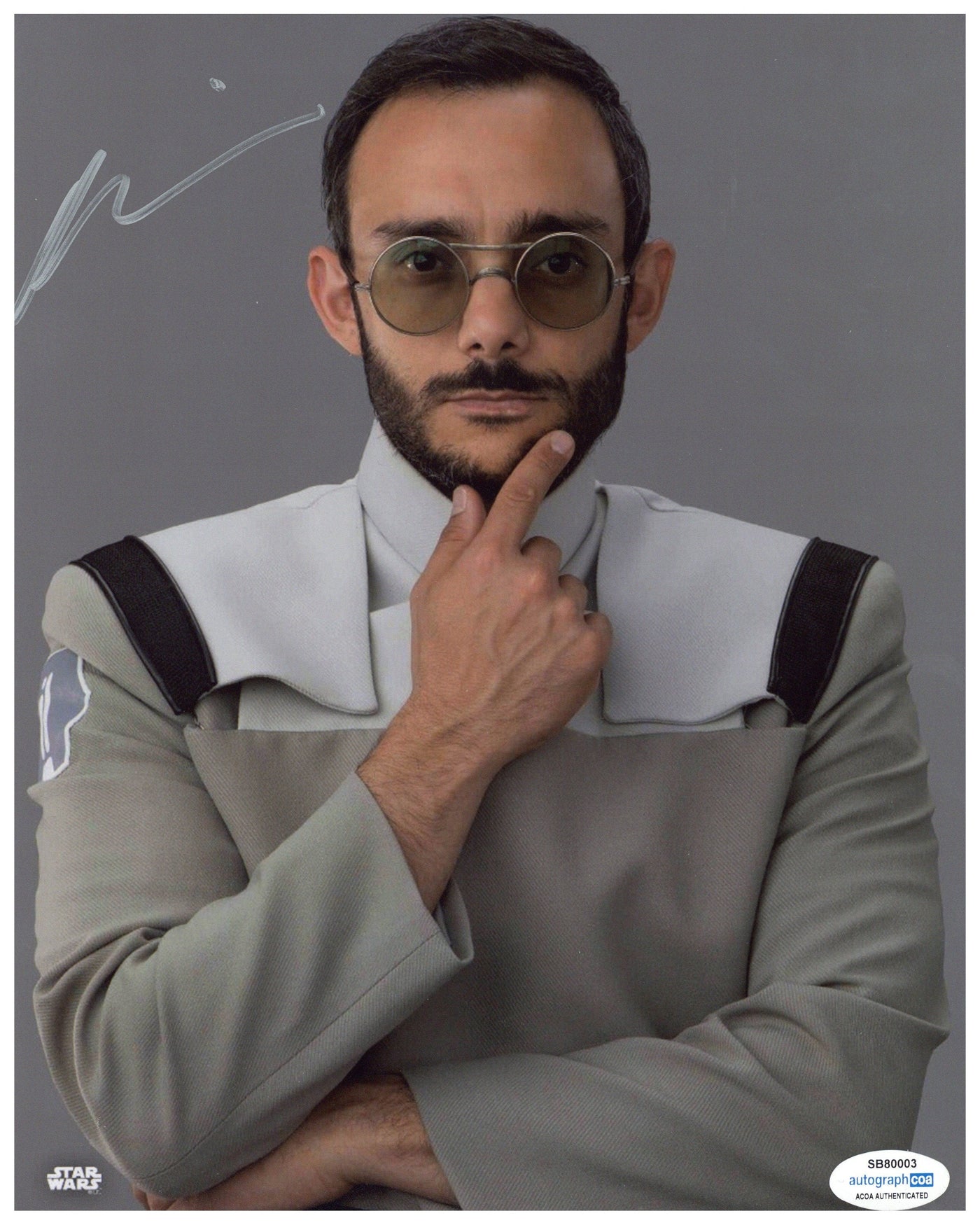 Omid Abtahi Signed 8x10 Photo Star Wars Doctor Pershing The Mandalorian ACOA