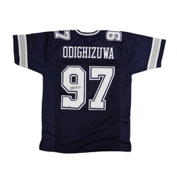 Image of Osa Odighizuwa Custom XL Dallas Cowboys Jersey Autographed JSA COA